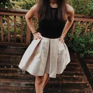 Golden homecoming dress